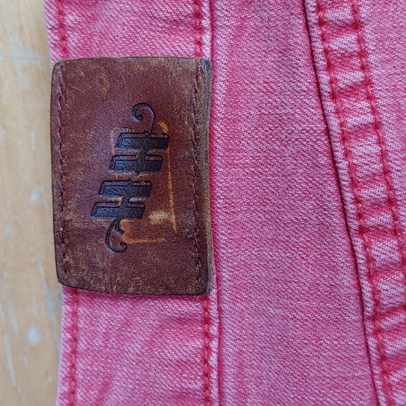 Anthropologie Holding Horses Red Pencil Skirt - Picture 3 of 9